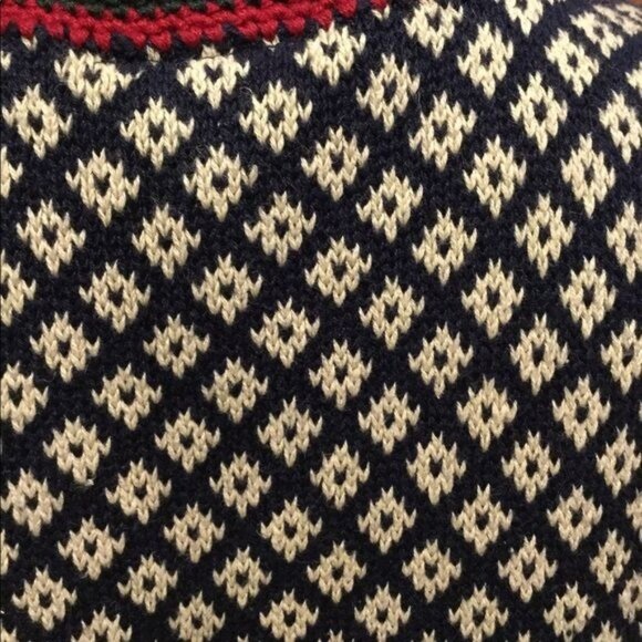 Vintage Northern Reflections 90s Womens Sweater Vest Size S Floral Geo Knit - Picture 4 of 6